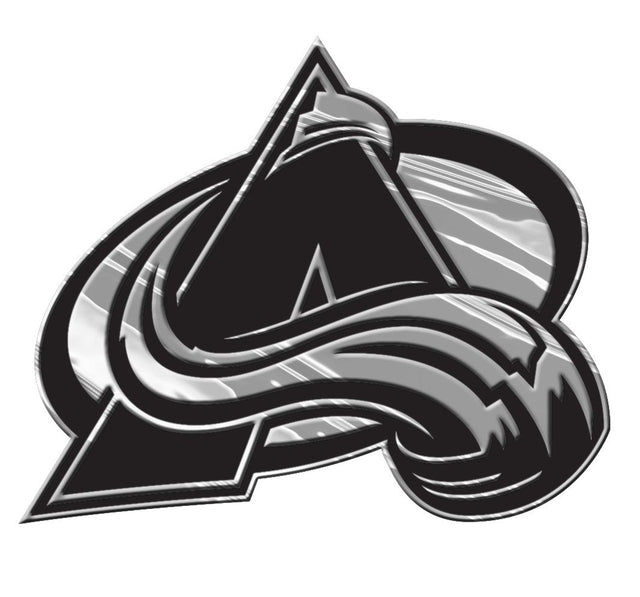 Colorado Avalanche Auto Emblem - Silver