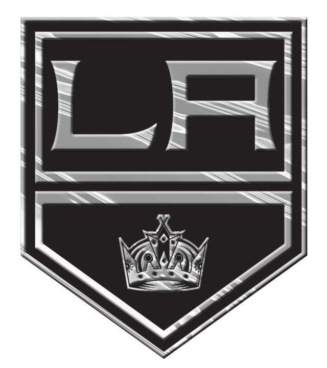 Emblema para automóvil de Los Angeles Kings, color plateado