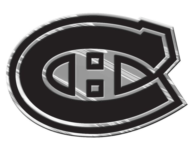 Emblema para automóvil de los Montreal Canadiens, color plateado