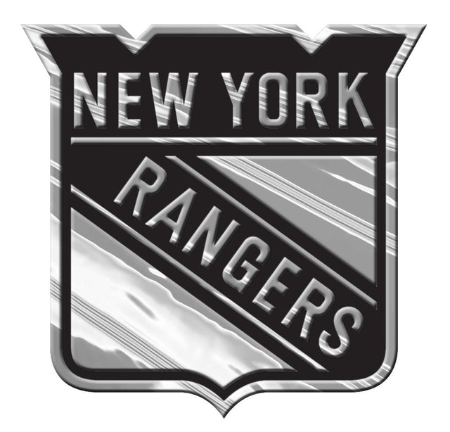 Emblema para automóvil de los New York Rangers, color plateado