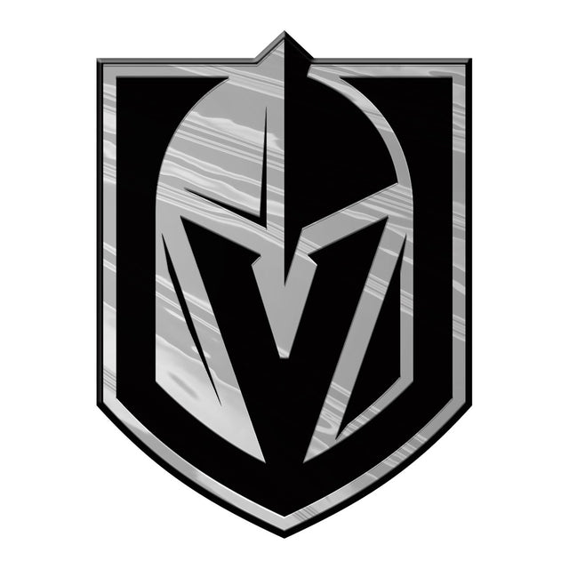 Emblema para automóvil de los Vegas Golden Knights en cromo plateado