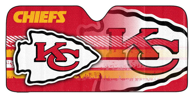 Parasol para automóvil de los Kansas City Chiefs - 59" x 27"