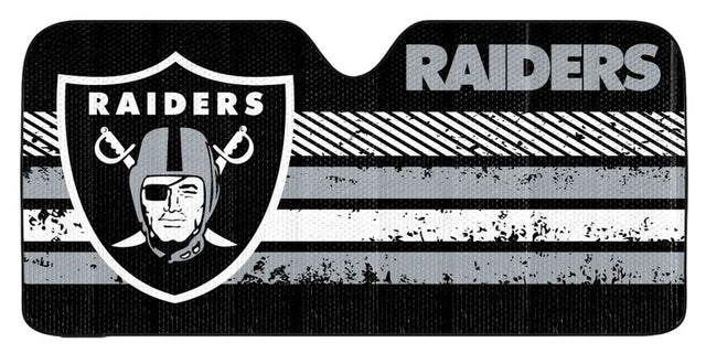 Parasol para automóvil de los Raiders de Las Vegas: 59" x 27"