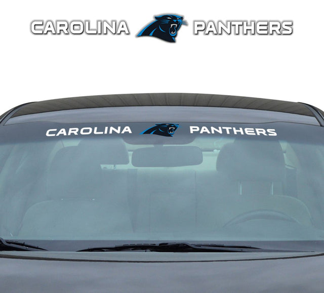 Calcomanía de los Carolina Panthers para parabrisas de 35 x 4 pulgadas