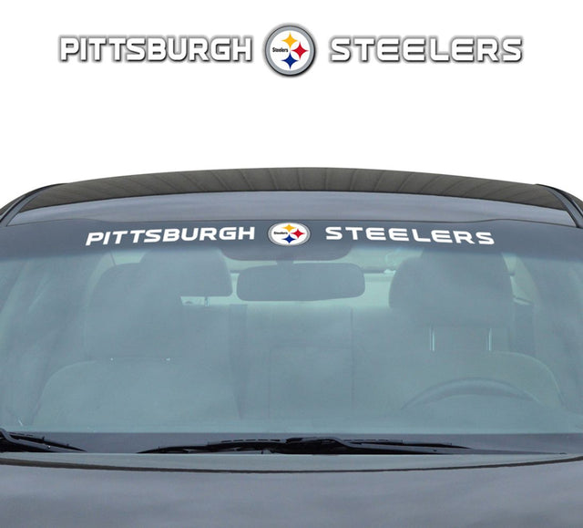 Calcomanía de los Pittsburgh Steelers para parabrisas de 35 x 4 pulgadas