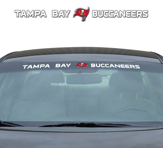 Calcomanía de los Tampa Bay Buccaneers para parabrisas de 35 x 4 pulgadas