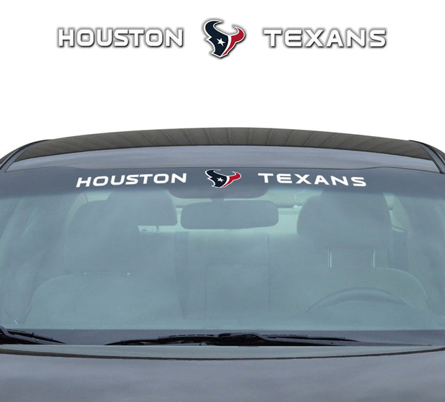 Calcomanía de los Houston Texans para parabrisas de 35 x 4 pulgadas