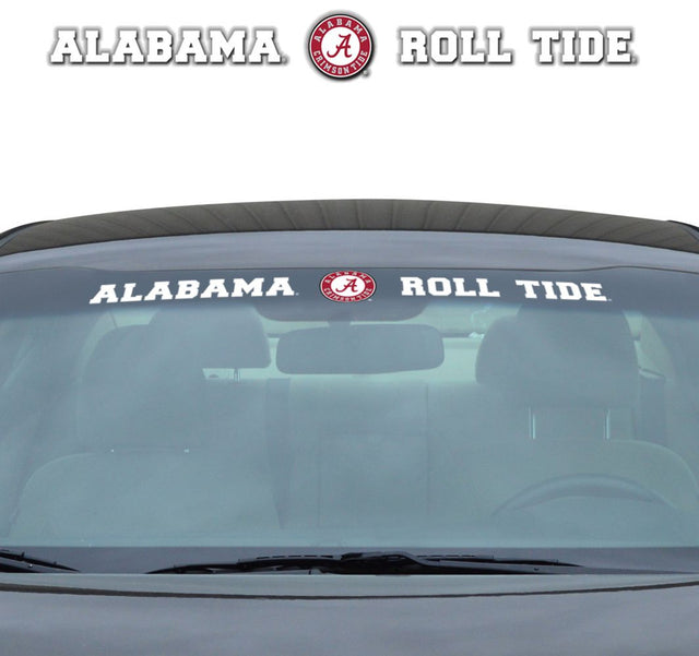 Calcomanía para parabrisas de Alabama Crimson Tide de 35 x 4 pulgadas