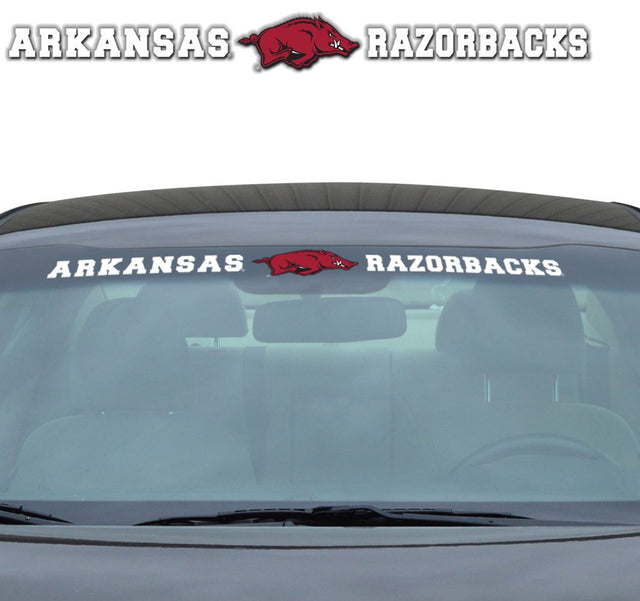 Calcomanía de Arkansas Razorbacks para parabrisas de 35 x 4 pulgadas