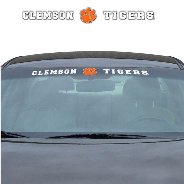 Calcomanía para parabrisas de Clemson Tigers de 35 x 4 pulgadas