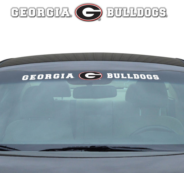 Calcomanía de Georgia Bulldogs para parabrisas de 35 x 4 pulgadas