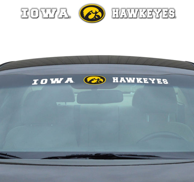 Calcomanía de Iowa Hawkeyes para parabrisas de 35 x 4 pulgadas