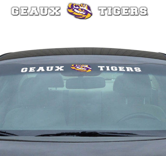 Calcomanía para parabrisas de LSU Tigers de 35 x 4 pulgadas