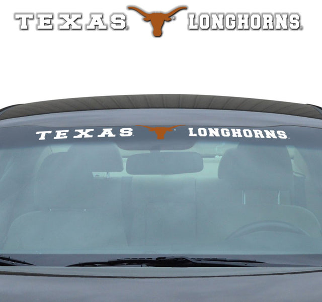 Calcomanía para parabrisas de Texas Longhorns de 35 x 4 pulgadas