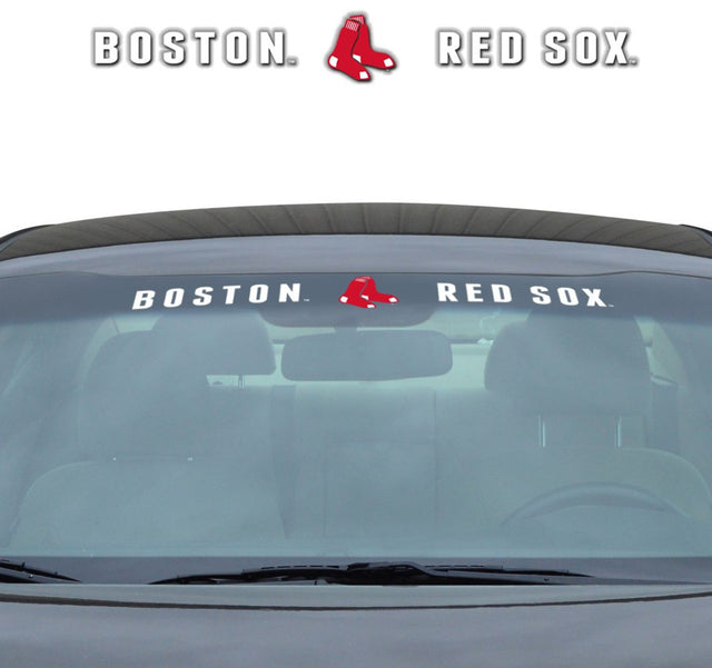 Calcomanía de los Boston Red Sox para parabrisas de 35 x 4 pulgadas