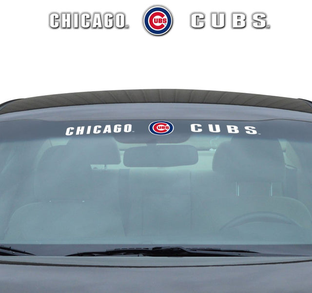 Calcomanía de los Chicago Cubs para parabrisas de 35 x 4 pulgadas