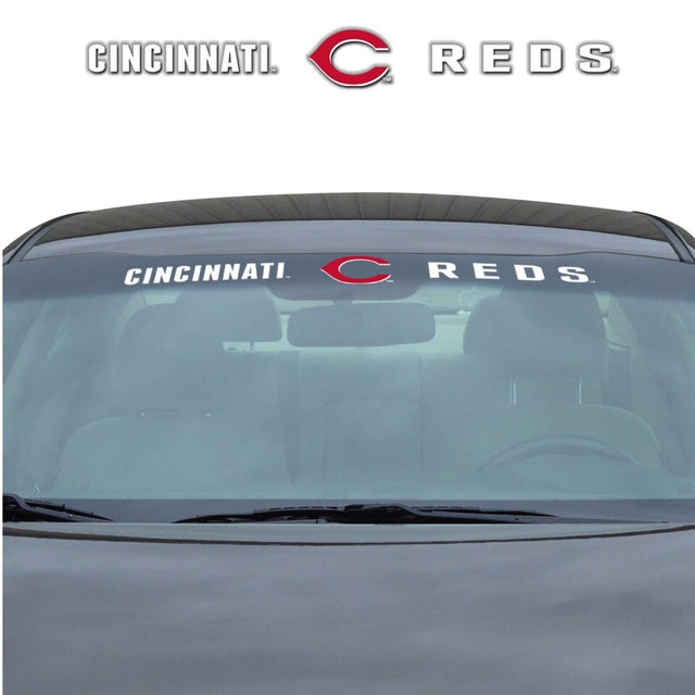 Calcomanía de los Cincinnati Reds para parabrisas de 35 x 4 pulgadas