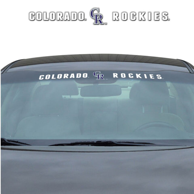 Colorado Rockies Decal 35x4 Windshield