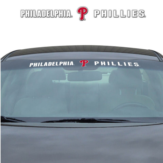 Calcomanía de los Philadelphia Phillies para parabrisas de 35 x 4 pulgadas