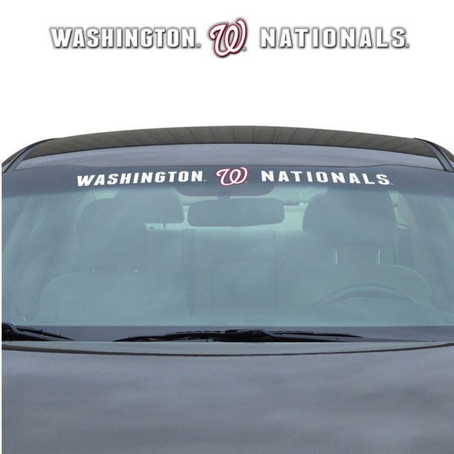 Calcomanía de Washington Nationals para parabrisas de 35 x 4 pulgadas