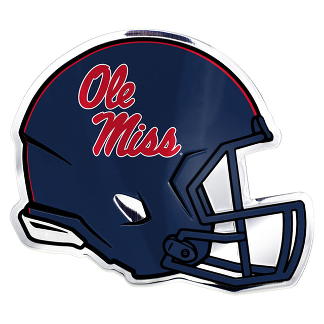 Diseño de casco con emblema de automóvil de Mississippi Rebels