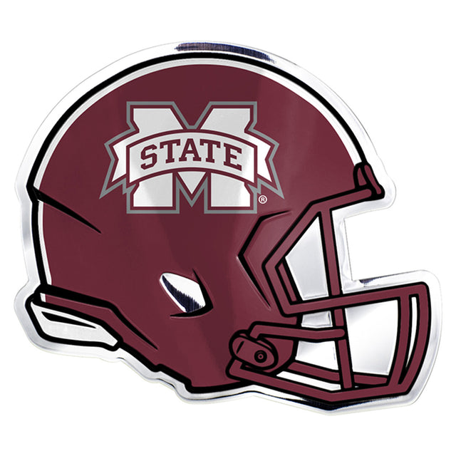 Diseño de casco con emblema de automóvil de Mississippi State Bulldogs