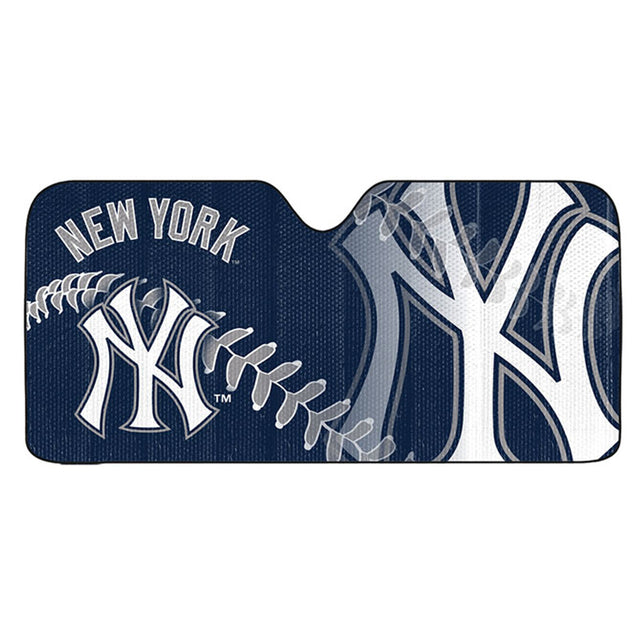 Parasol para automóvil de los Yankees de Nueva York de 59 x 27 pulgadas