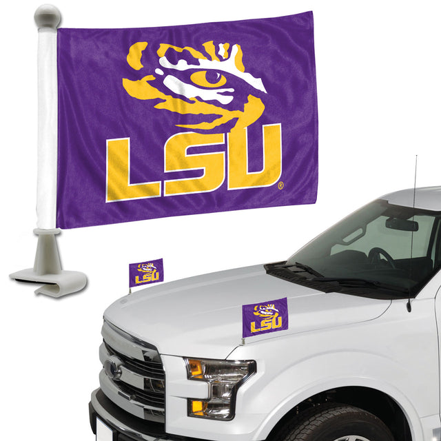 Juego de banderas de LSU Tigers, 2 piezas, estilo embajador