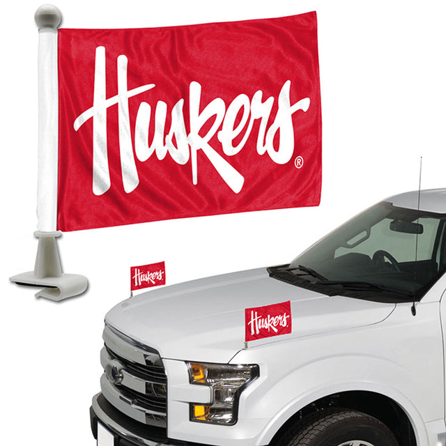 Nebraska Cornhuskers Flag Set 2 Piece Ambassador Style