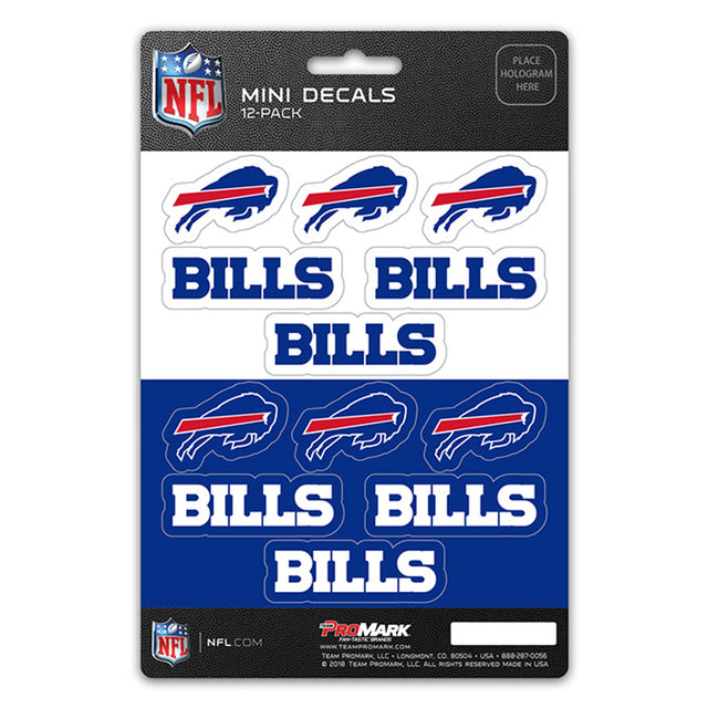 Buffalo Bills Decal Set Mini 12 Pack