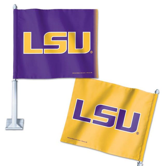 Bandera para auto de los LSU Tigers, 11,75" x 14"