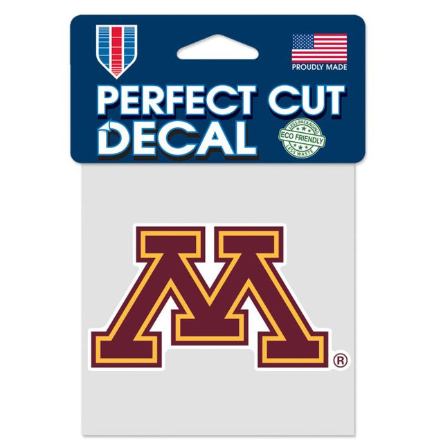 Minnesota Golden Gophers Perfect Cut Color Decal 4" x 4"