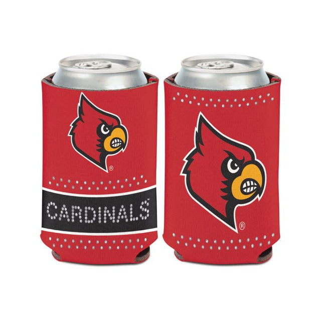 Louisville Cardinals Bling Can Cooler 12 oz.