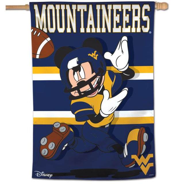 West Virginia Mountaineers / Disney MICKEY MOUSE Vertical Flag 28" x 40"