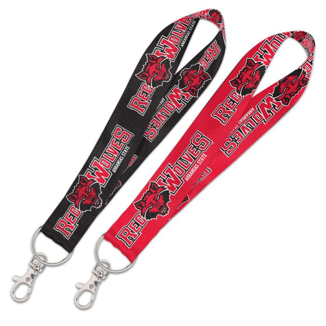 Arkansas State Red Wolves Lanyard Key Strap 1"