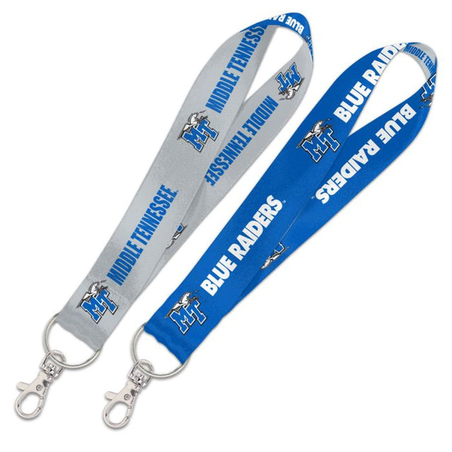 Middle Tennessee State Blue Raiders Lanyard Key Strap 1"