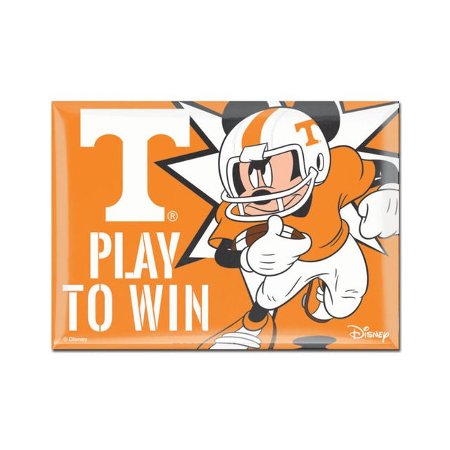 Tennessee Volunteers / Disney MICKEY MOUSE FOOTBALL Metal Magnet 2.5" x 3.5"