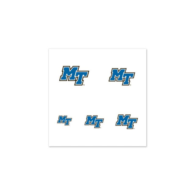 Tatuajes en las uñas de los Blue Raiders de Middle Tennessee State