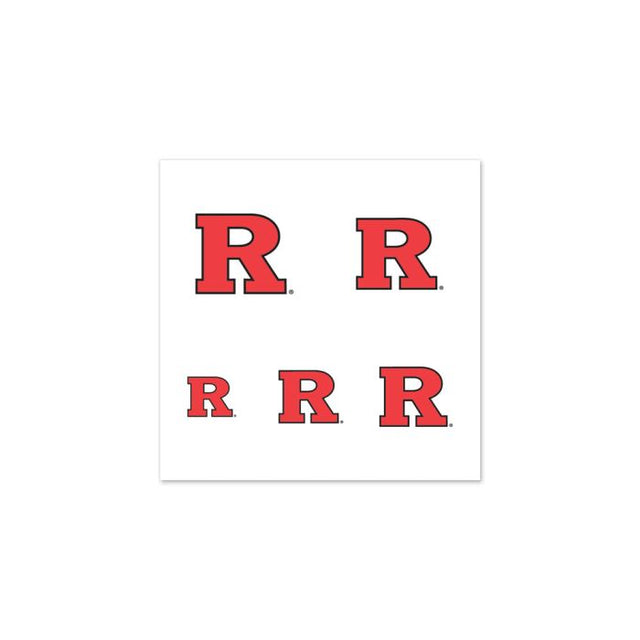 Tatuajes en las uñas de los Rutgers Scarlet Knights