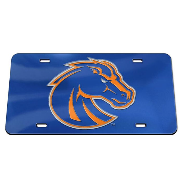 Placas de matrícula clásicas de acrílico de los Boise State Broncos