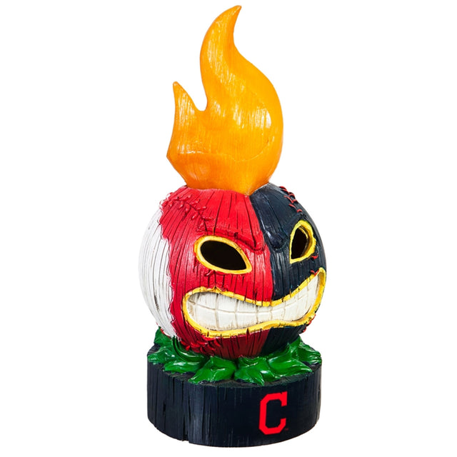 Cleveland Indians Statue Lit Team Baseball