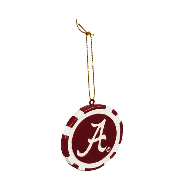 Ficha de juego con adornos de Alabama Crimson Tide