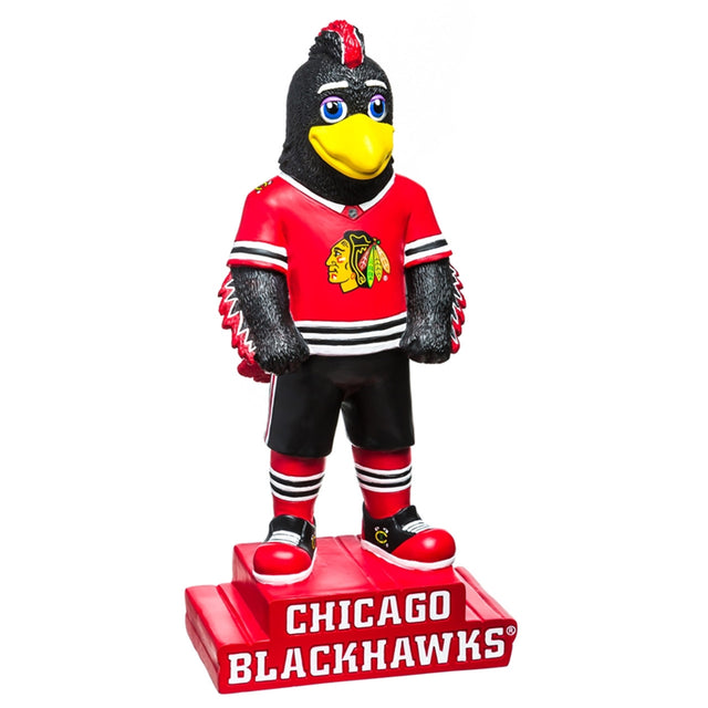 Diseño de mascota de estatua de jardín de los Chicago Blackhawks