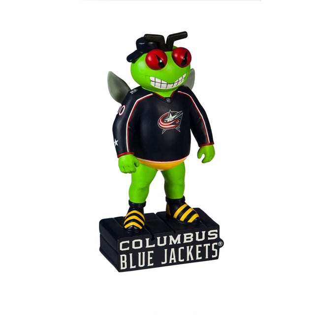 Diseño de mascota de la estatua del jardín de los Columbus Blue Jackets