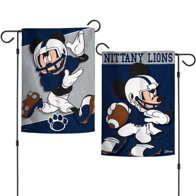 Banderas de jardín de Penn State Nittany Lions / Disney MICKEY MOUSE de 2 lados, 12,5" x 18"