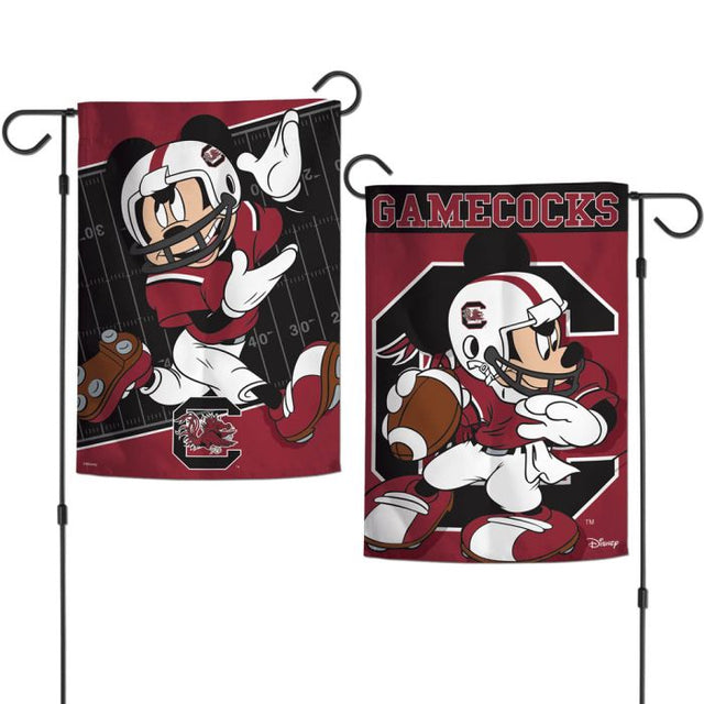 South Carolina Gamecocks / Disney DISNEY MICKEY MOUSE FOOTBALL Garden Flags 2 sided 12.5" x 18"