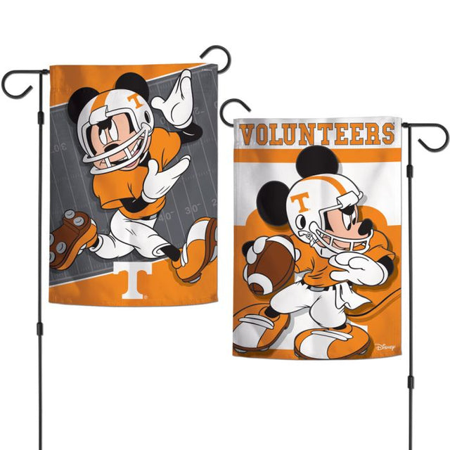 Tennessee Volunteers / Disney MICKEY MOUSE Garden Flags 2 sided 12.5" x 18"