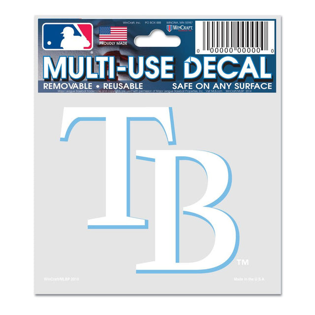 Tampa Bay Rays Decal 3x4 Multi Use