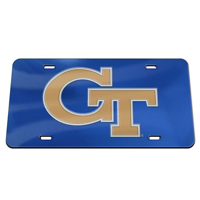 Georgia Tech Yellow Jackets Acrylic Classic License Plates