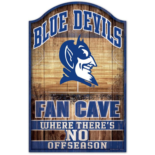 Duke Blue Devils Wood Sign 11" x 17" 1/4" thick